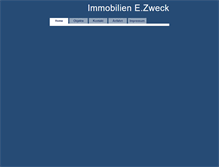 Tablet Screenshot of immobilien-zweck.de